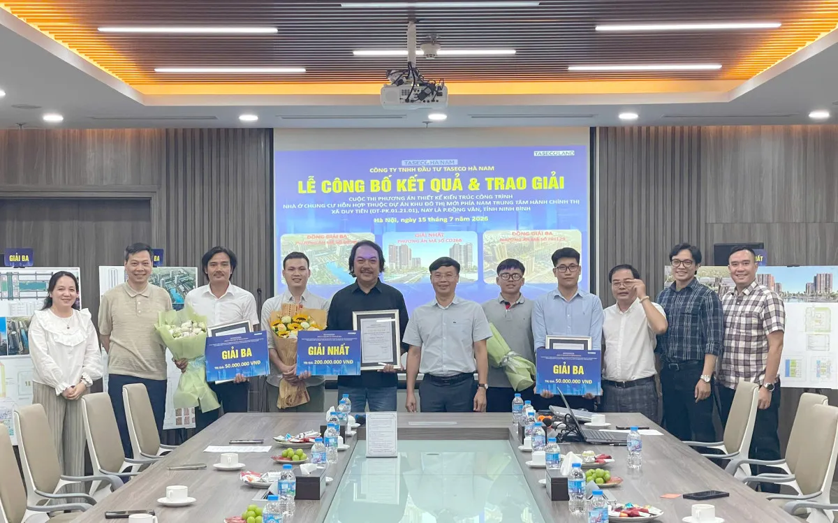 Thông báo kết quả thi tuyển phương án thiết kế kiến trúc